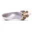 Schöne Ivory / Creme Cocktail Pumps 2020 Perle Strass Schmetterling 9 cm Stilettos Spitzschuh Pumps