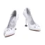 Elegante Ivoor Multi-Kleuren Rhinestone Bruidsschoenen 2020 Appliques Kant Bloem 9 cm Naaldhakken / Stiletto Spitse Neus Huwelijk Pumps