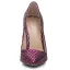 Mode Fuchsia Fest Pumps 2020 12 cm Stilettklackar Spetsiga Pumps