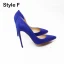 Enkel Kongeblå Gateklær Pumps 2020 12 cm Stiletthæler Spisse Pumps