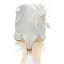 Elegante Ivory / Creme Perle Spitze Blumen Satin Brautschuhe 2021 3 cm Low Heel Stilettos Peeptoes Hochzeit Hochhackige