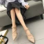 Scintillantes Doré Chaussures Femmes 2018 Polyester Rivet Paillettes 7 cm Talons Aiguilles À Bout Pointu Talons Hauts
