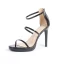 Sexy Champagne Evening Party Womens Sandals 2020 Ankle Strap 10 cm Stiletto Heels Pointed Toe Sandals