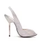 Uroczy Złote Cekiny Slingback Sandały Damskie 2020 11 cm Szpilki Peep Toe Sandały
