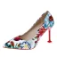 Fantaisie Noire Jardin / Extérieur Impression Escarpins 2020 9 cm Talons Aiguilles À Bout Pointu Escarpins