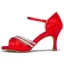 Modern / Fashion Bronze Prom Rhinestone Latin Dance Shoes 2021 7 cm Stiletto Heels Open / Peep Toe Womens Sandals High Heels