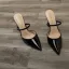Chic / Beautiful Black Dating Womens Sandals 2020 Patent Leather 10 cm Stiletto Heels Pointed Toe Sandals