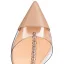 Sexy Beige Soirée Sandales Femme 2020 Rivet T-Strap 12 cm Talons Aiguilles À Bout Pointu Sandales