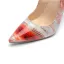 Mote Multi-Farger Fest Pumps 2020 Patent Lær 12 cm Stiletthæler Spisse Pumps