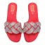 Bohemia Black Casual Rhinestone Flat Slipper & Flip flops 2020 Open / Peep Toe Womens Shoes