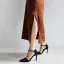 Mode Bruin Kantoor OL Zomer Suede Sandalen Dames 2020 10 cm Naaldhakken / Stiletto Spitse Neus Sandalen