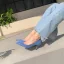 Schlicht Schwarz Strassenmode Wildleder Pumps 2020 8 cm Stilettos Spitzschuh Pumps