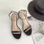 Sexy Black Summer Street Wear Womens Sandals 2020 Ankle Strap 9 cm Stiletto Heels Open / Peep Toe Sandals