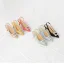 Chic / Beautiful Yellow Bridesmaid Slingbacks Womens Sandals 2020 Suede Rhinestone 10 cm Stiletto Heels Pointed Toe Sandals