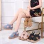Proste / Simple Brązowy Lato Plaża Sandały Damskie 2020 8 cm Na Koturnie Peep Toe Sandały