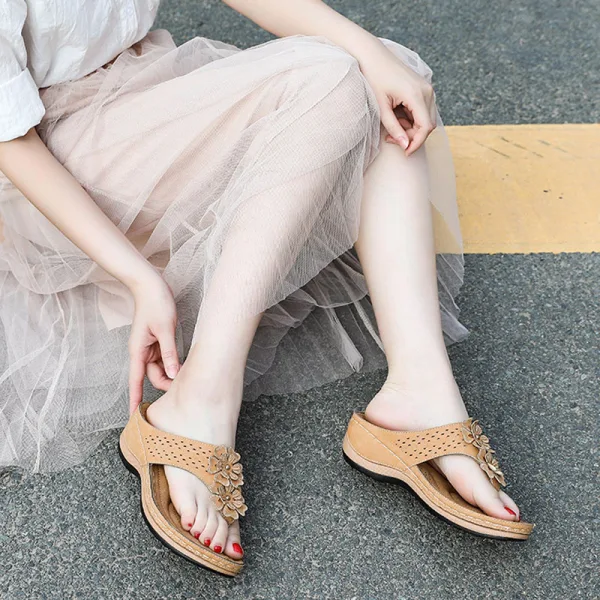Eenvoudige Zwarte Zomer Strand Pantoffel & Slippers 2020 Peep Toe Platte Damesschoenen
