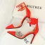Chic / Belle Noire Désinvolte Daim Sandales Femme 2020 Bride Cheville 10 cm Talons Aiguilles À Bout Pointu Sandales