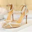 Chic / Beautiful Black Street Wear Pierced Womens Sandals 2020 Ankle Strap 10 cm Stiletto Heels Pointed Toe Sandals