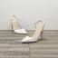 Chic / Belle Nues Vêtement de rue Sandales Femme 2020 Cuir Verni Bride Cheville 10 cm Talons Aiguilles À Bout Pointu Sandales