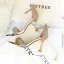 Sexy Argenté Soirée Sandales Femme 2020 Bride Cheville Faux Diamant Paillettes 8 cm Talons Aiguilles Peep Toes / Bout Ouvert Sandales