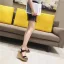 Chic / Beautiful Clover Green Street Wear Suede Womens Sandals 2020 9 cm Wedges Open / Peep Toe Sandals