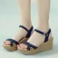 Fashion Summer Beige Street Wear Womens Sandals 2020 6 cm Wedges Platform Open / Peep Toe Sandals