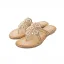 Chic / Beautiful Summer Black Casual Flat Womens Sandals 2020 Pearl Rhinestone Open / Peep Toe Sandals