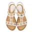 Böhmen Sommer Rosa Strand Sandalen Damen 2020 Perle Strass Peeptoes Flache Sandaletten