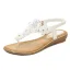 Charmant Jaune Désinvolte Sandales Femme 2020 En Dentelle Fleur Cristal Faux Diamant Perle Peep Toes / Bout Ouvert Plate Sandales
