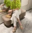 Chic / Beautiful Silver Outdoor / Garden Womens Sandals 2020 Pearl Rhinestone Sequins 11 cm Wedges Platform Open / Peep Toe Sandals