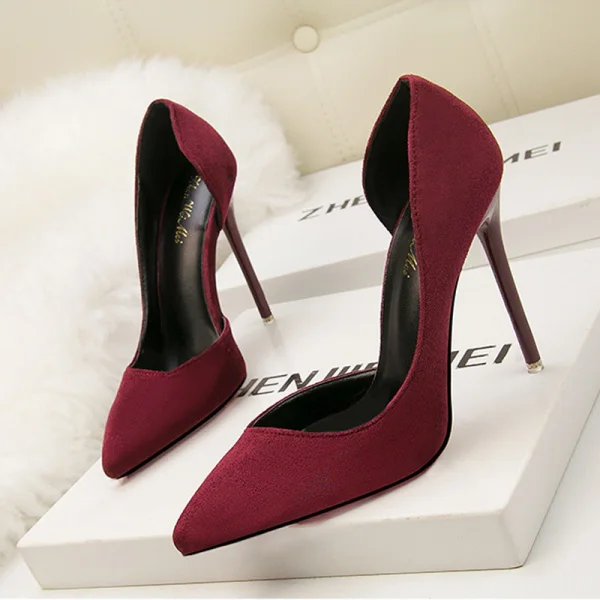Chic / Beautiful Black Office OL Womens Shoes 2020 10 cm Stiletto Heels Pointed Toe Heels