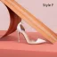 Schöne Schwarz Büro OL Pumps 2020 10 cm Stilettos Lackleder Spitzschuh Pumps