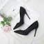 Modest / Simple Red Office OL Satin Pumps 2020 10 cm Stiletto Heels Pointed Toe Pumps