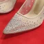 Schöne Nude Abend Strass Pumps 2020 10 cm Stilettos Spitzschuh Pumps