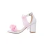 Chic / Beautiful White Outdoor / Garden Womens Sandals 2020 Bow Ankle Strap Pearl Rhinestone 7 cm Stiletto Heels Open / Peep Toe Sandals