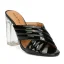 Chic / Beautiful Black Street Wear Womens Sandals 2020 Patent Leather 10 cm Thick Heels Open / Peep Toe Sandals