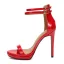 Chic / Beautiful Black Street Wear Womens Sandals 2020 Ankle Strap 11 cm Stiletto Heels Open / Peep Toe Sandals