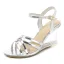 Charming Black Street Wear Womens Sandals 2020 Ankle Strap 8 cm Wedges Open / Peep Toe Sandals