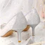 Glittrande Silver Brudskor 2020 Rhinestone Paljetter 9 cm Stilettklackar Spetsiga Bröllop Pumps