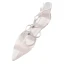 Charming Ivory Flat Womens Sandals 2020 Sequins T-Strap Pointed Toe Wedding Sandals