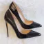 Chic / Beautiful Black Office OL Leather Pumps 2020 Patent Leather 12 cm Stiletto Heels Pointed Toe Pumps