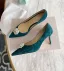 Eleganta Mocka Pärla Hall Pumps 2020 10 cm Stilettklackar Spetsiga Pumps