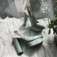 Piękne Białe Przypadkowy Slingback Sandały Damskie 2020 Skórzany 12 cm Grubym Obcasie Szpiczaste Sandały