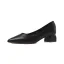 Chic / Belle Noire Bureau OL Escarpins 2020 4 cm Talons Épais Talon Bas À Bout Pointu Escarpins