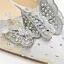 Chic / Beautiful White Satin Wedding Shoes 2020 Butterfly Embroidered Rhinestone 8 cm Stiletto Heels Pointed Toe Wedding Pumps