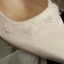 Elegant Chic / Beautiful Ivory Wedding Shoes 2020 Bow Pearl 7 cm Stiletto Heels Pointed Toe Wedding Pumps