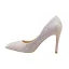 Błyszczące Uroczy Srebrny Rhinestone Buty Ślubne 2020 Skórzany 10 cm Szpilki Szpiczaste Ślub Czółenka