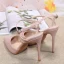 Sexy Fashion Nude Evening Party Womens Sandals 2020 Ankle Strap Patent Leather 10 cm Stiletto Heels Pointed Toe Heels