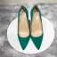 Schlicht Grün Wildleder Strassenmode Pumps 2020 12 cm Stilettos Spitzschuh Pumps