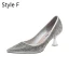 Charmant Rot Abend Pumps 2020 Perle Strass 6 cm Stilettos Spitzschuh Pumps
